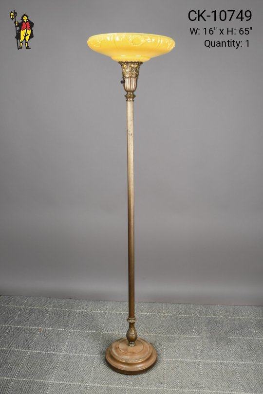 Traditional Brass Torchiere