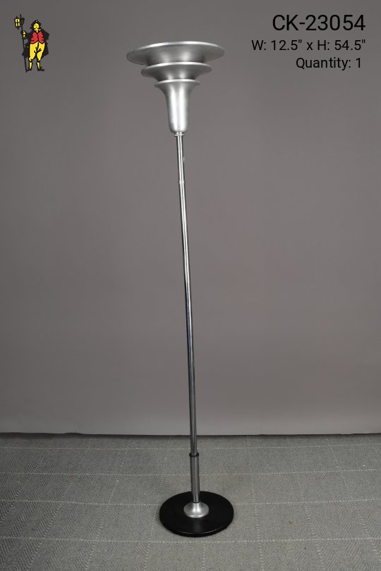 Art Deco Nickel Torchiere