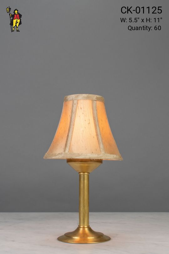 Gotham Brass Plug In Cafe Table Lamp
