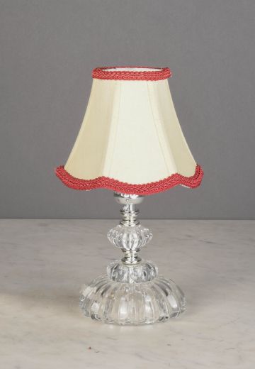 Plug In Crystal Cafe Table Lamp