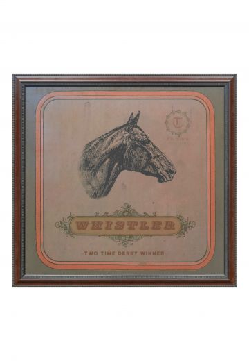 Framed Racehorse Illustration