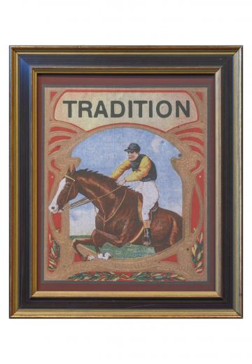 Framed Engraved Racehorse Illustration