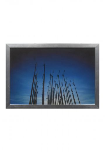 Framed Minimalist Weather Instruments Photograph