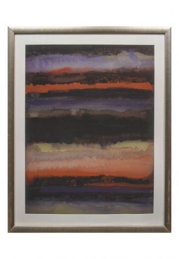 Framed Abstract Watercolor Print