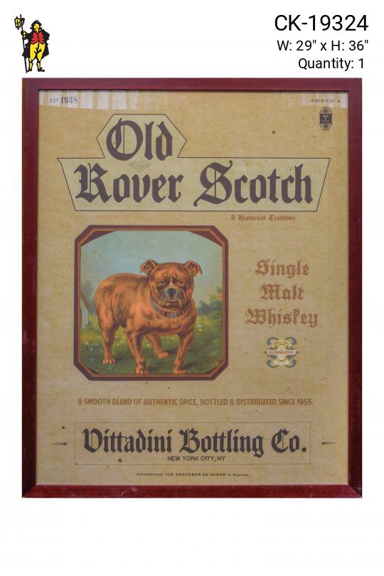 Framed Bulldog Advertisement