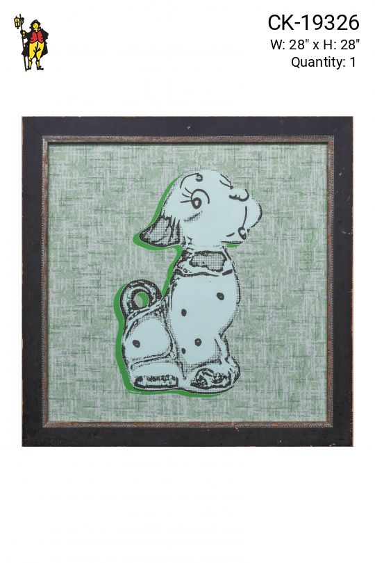 Framed Pop Art Dog Print