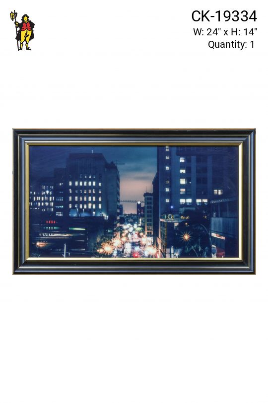 Framed Downtown Photograph