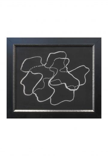 Framed Ink on Paper Abstract 2