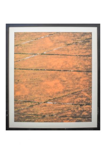 Framed Mid Century Modern Abstract Print - 4