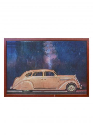 Wooden Framed Photo-Realistic Car Painting