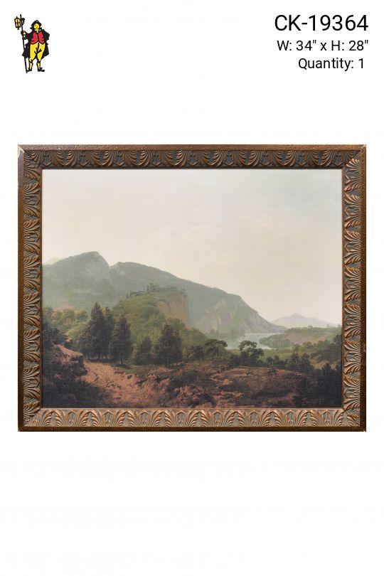 Wooden Framed Abstract Realism Painting - 3