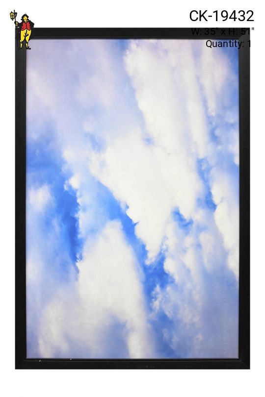 Framed Minimalist Cloud Photograph