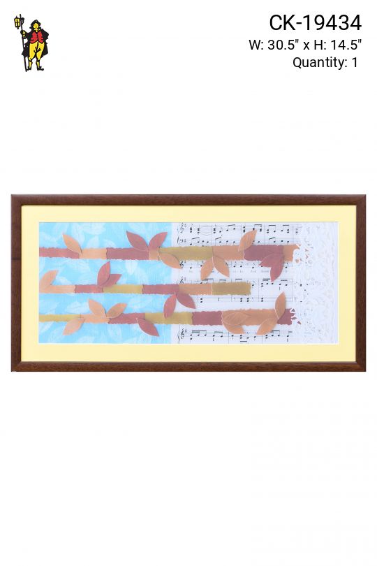 Framed Mixed Media Abstract Collage - 2