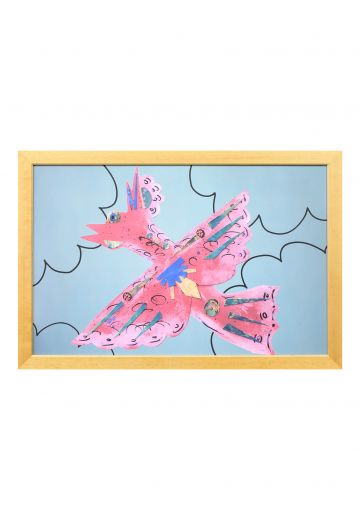Framed Pop Art Collage