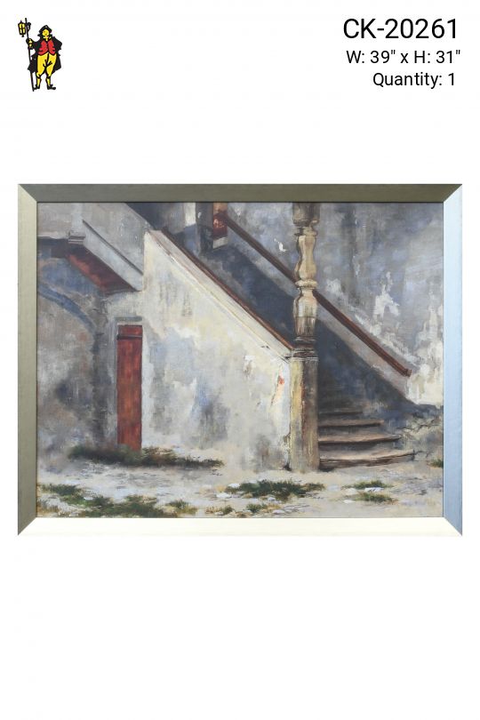 Framed Rear Courtyard Entrance