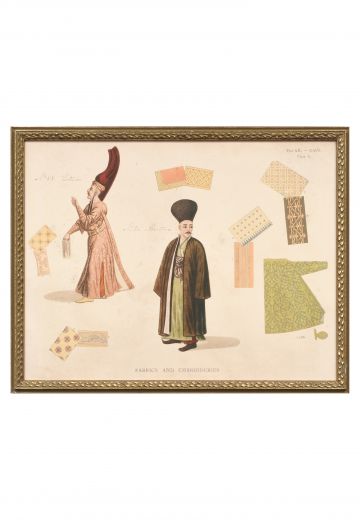 Wooden Framed Historical Ethnographic