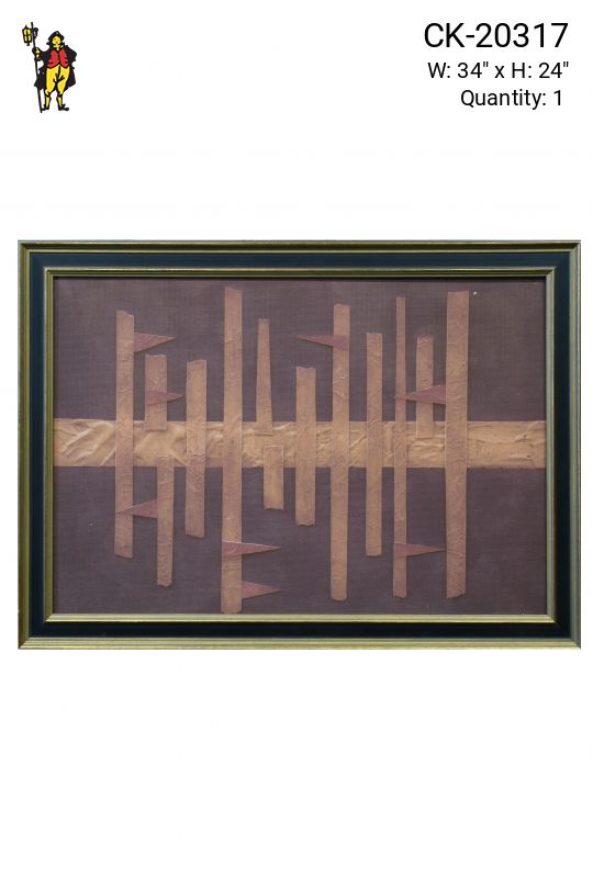 Framed Geometric Abstract Print