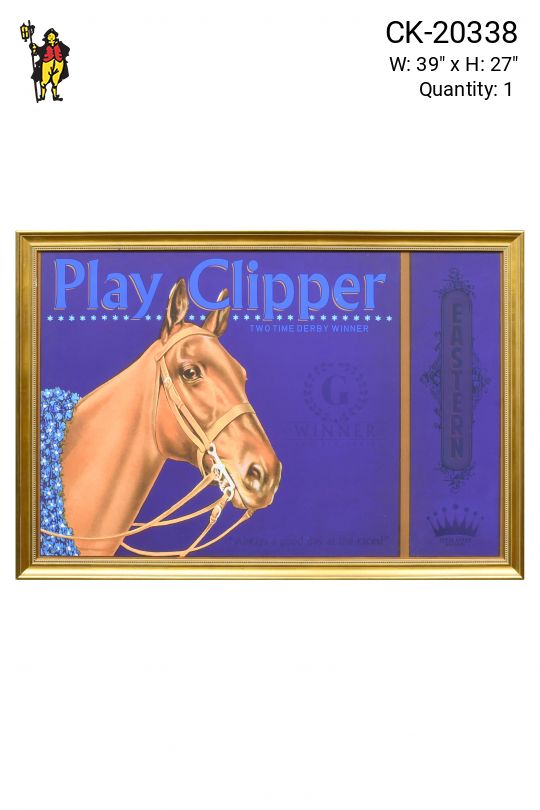 Gold Framed Two Time Derby Winner Print
