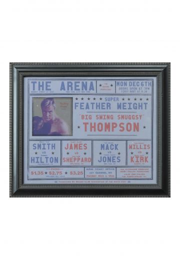 Framed Americana Boxing Advertisment