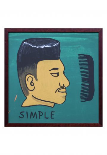 Framed Simple Barbershop Print