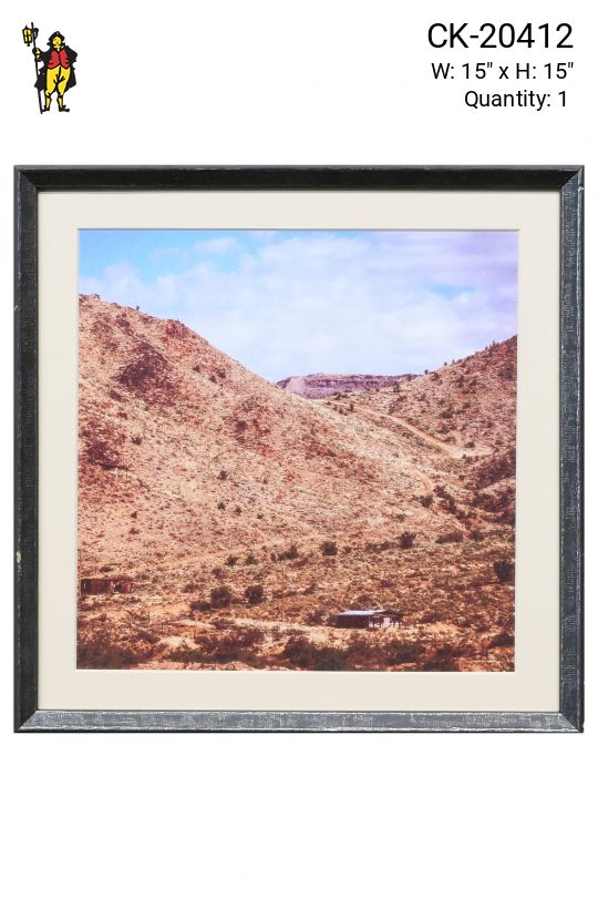 Framed Desert Photograph