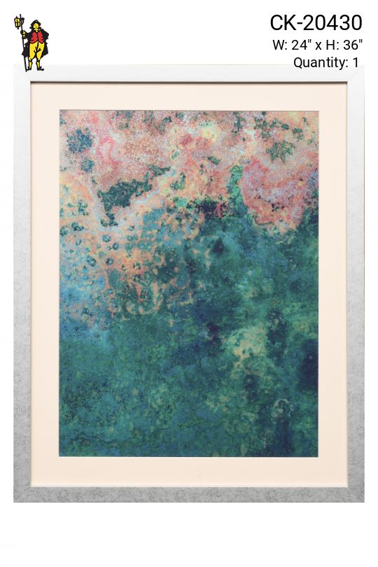 Framed Minimalist Abstract Painting