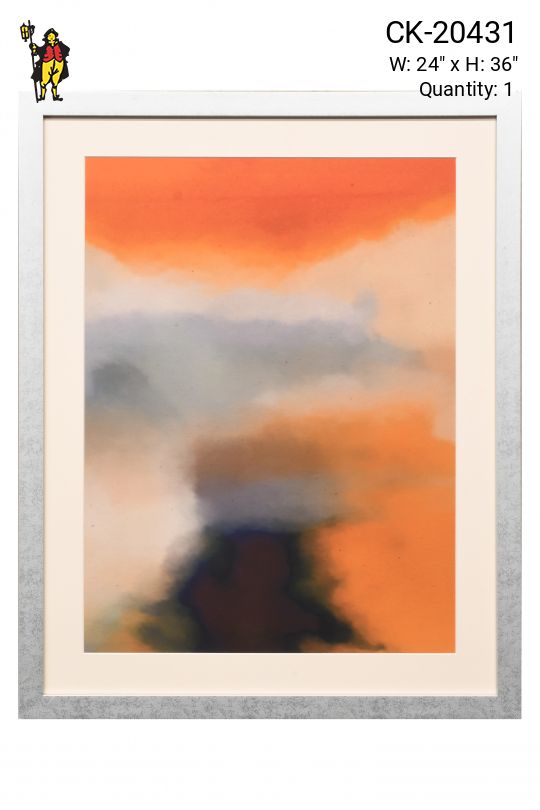 Framed Minimalist Abstract Painting