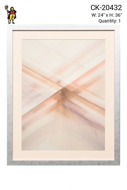 Framed Minimalist Abstract Painting