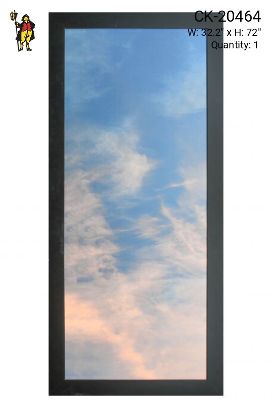 Black Framed Sunset Sky Painting - 1