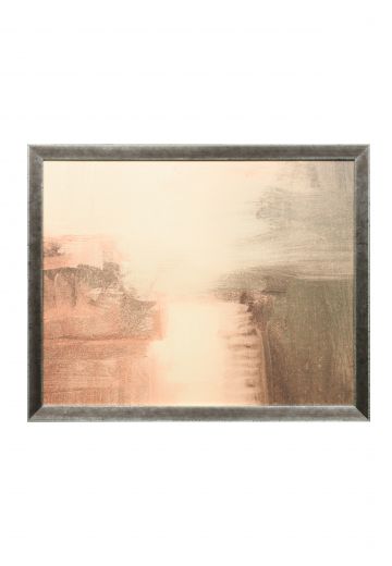 Framed Abstract Earth Tones Painting