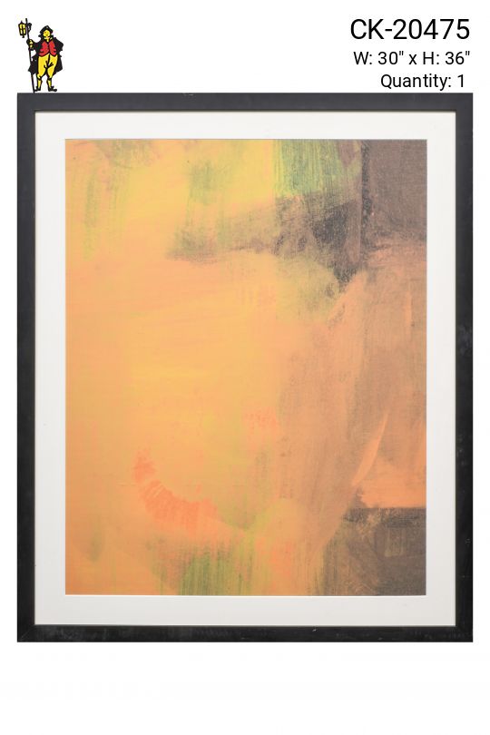 Framed Minimal Abstract Painting