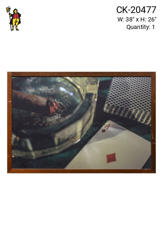Framed Poker Photograph