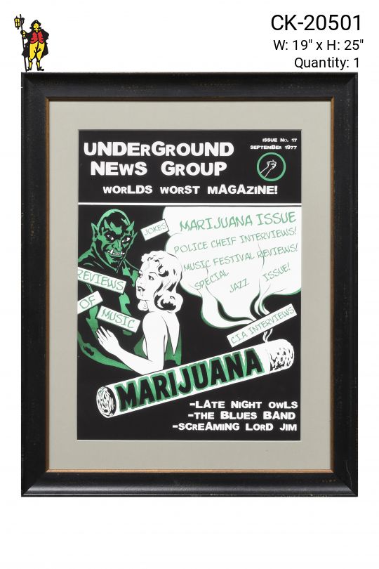 Framed Cleared 1960s Magazine Cover