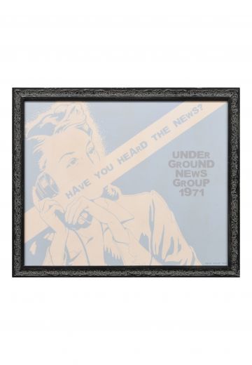 Framed 1970s Magazine Cover