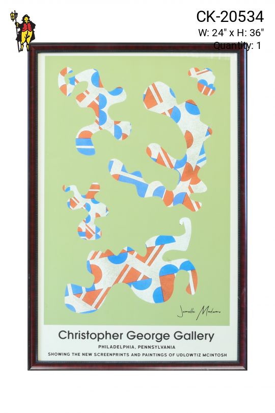 Framed Constructivist Poster