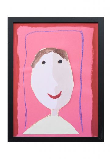 Framed Kids Art Self Portrait - 3