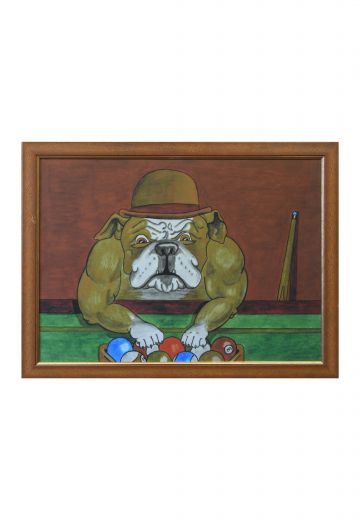 Framed Outsider Folk Art Painting - 4