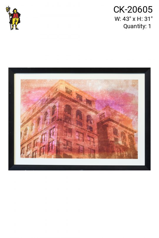 Framed Cleared Architectural Collage