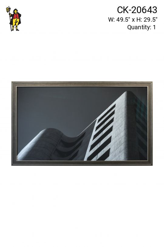 Framed Cleared Minimalist Curved Architectural Photograph