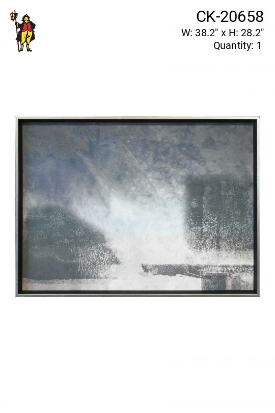 Framed Minimalist Abstract Painting