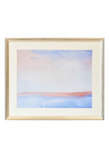 Framed Soft Abstract Watercolor - 1