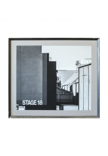 Framed Soundstage Building Photograph