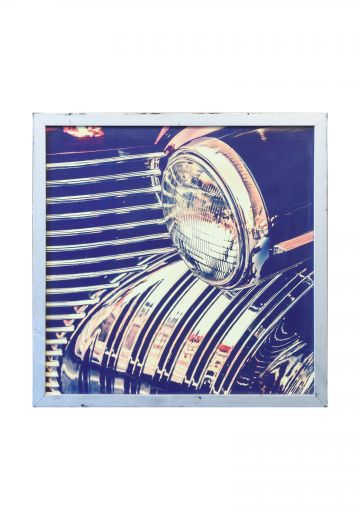 Framed 1940's Car Photograph