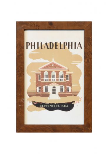 Vintage Philadelphia Travel Poster