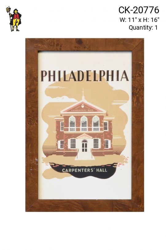 Vintage Philadelphia Travel Poster