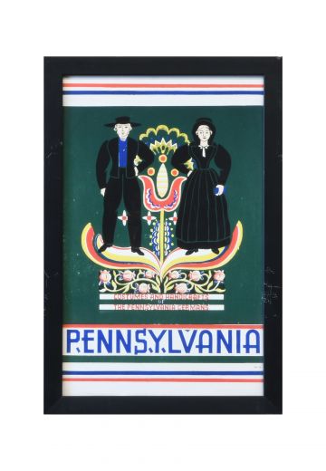 Vintage Dutch New England Travel Poster - 1