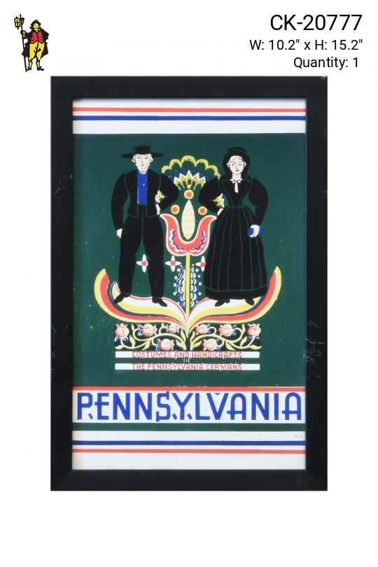 Vintage Dutch New England Travel Poster - 1
