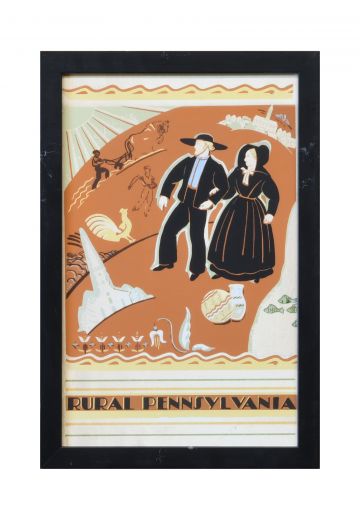 Vintage Dutch New England Travel Poster - 2