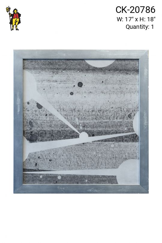 Framed Mid Century Monochromatic Abstract - 2