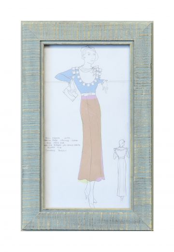 Framed Cleared Fashion Illustration - 3